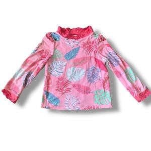 The Beaufort Bonnet Company Rash Guard Swimsuit Top Girls